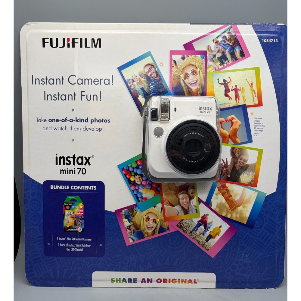 Fujifilm Instax Mini 70 Instant Camera White - Sealed